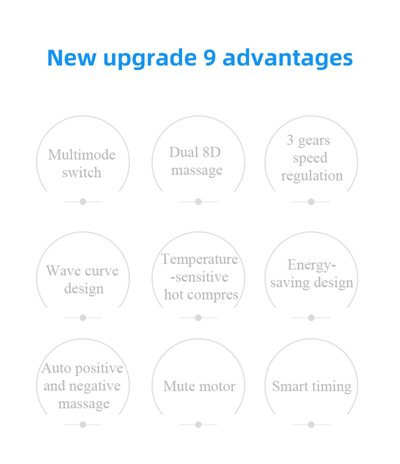 Neck & Shoulder Muscles Heating Massage Pillow