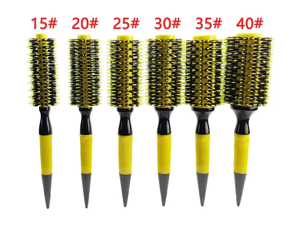 Round Hair Brush 6 pcs Set