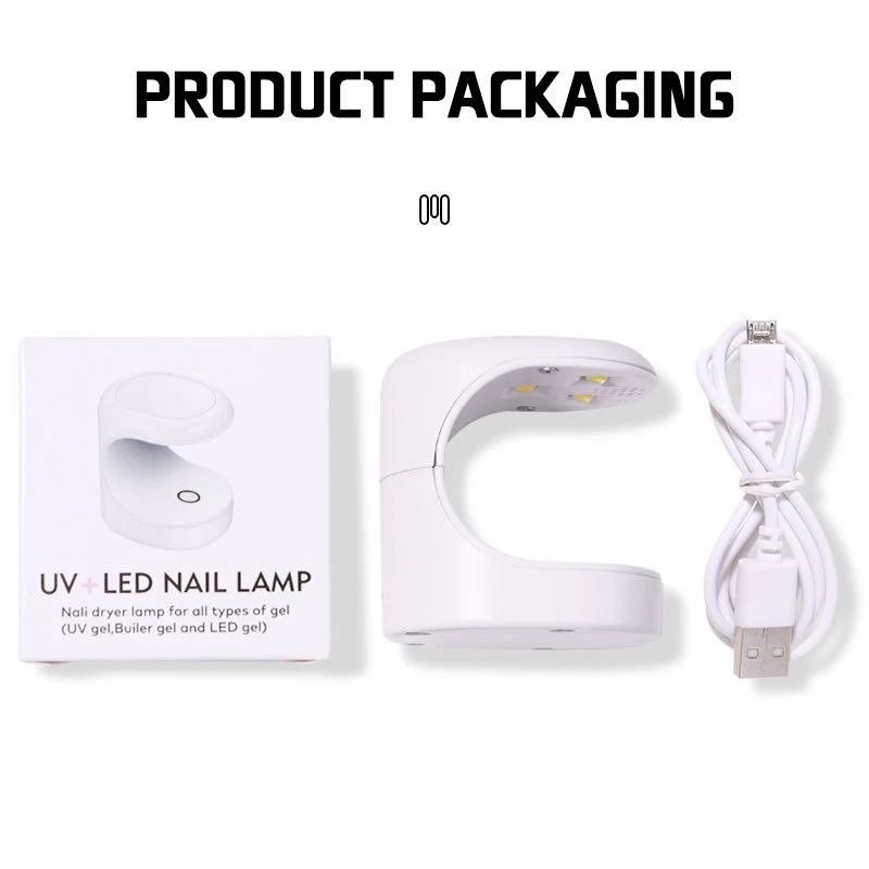 Mini UV + LED Nail Drying Lamp