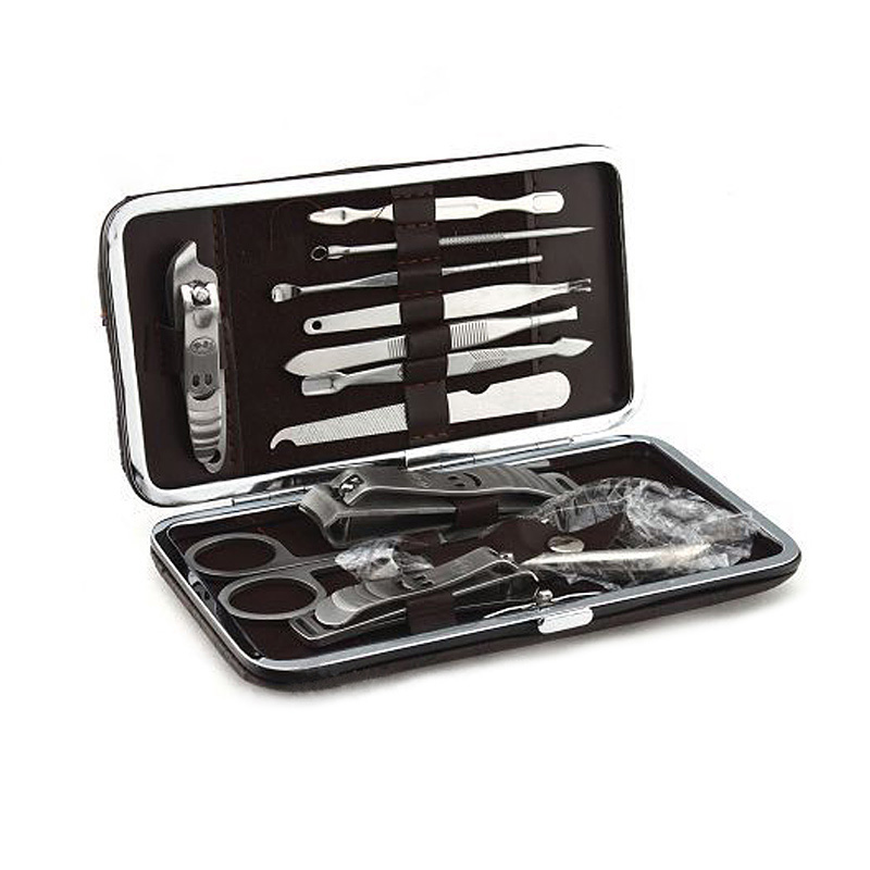 Stainless Steel Nail Care Set with Bag
