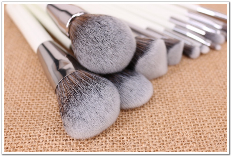 Professional Makeup Brushes Set with Case 12 Pcs
